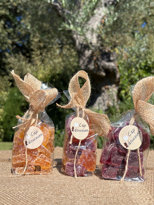 Pâte de fruit pamplemousse, citron